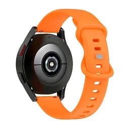 Браслет Eight для Samsung Galaxy Watch 4 - Помаранчевий ширина кріплення 20мм силікон Watchbands (W40-9WB70483143) - мініатюра 3