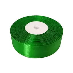 Атласна стрічка для рукоділля Bambi АБ-132, 0.6 см x 23 м, Зелений
