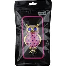 Чохол-накладка Toto TPU Case Decorative Stones iPhone 7/8/SE 2020 Owl Pink - мініатюра 2