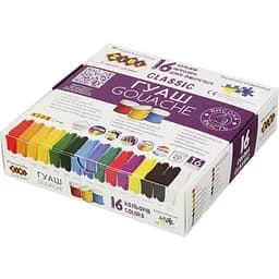 Гуаш Zibi Kids Line Classic 16 кольорів (ZB.6613)