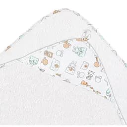 Куточок махровий Home line тедді 90х90 см білий з кавовим і ментоловим (179691) - мініатюра 2