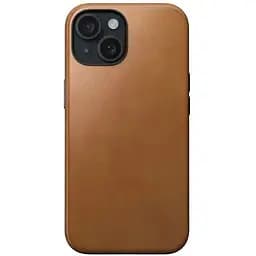 Шкіряний чохол Nomad Modern Leather Case English Tan для iPhone 15 Plus