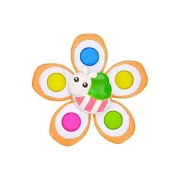 Дитяча брязкальце-спінер Bambi з м'якими кнопками Бджола GZ-05-4
