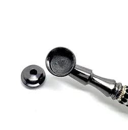 Люлька для куріння N43 Designer pipe metal 130 мм (YD120) - мініатюра 2