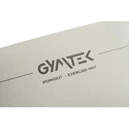 Килимок (мат) для фітнесу та йоги Gymtek Premium TPE 0,6см сіро-чорний - мініатюра 5