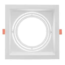 Світильник врізний поворотний Brille ML-020/1 AR111 WH 48-019 - мініатюра 5
