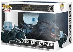 Фігурка Funko Pop Король ночі та Крижаний Візеріон Game of Thrones Night King and Icy Viserion 12см GT NK 58 - мініатюра 2