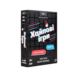 Настільна гра "Хайпові ігри 3 в 1" Strateg 30946 інструкція, гральні картки