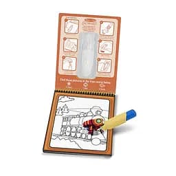 Водна розмальовка з ручкою Melissa & Doug Water WOW Транспорт (SM93200/6074877) - мініатюра 2