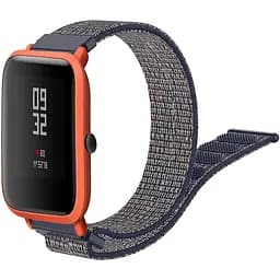Ремінець BeWatch 20 мм липучка для Xiaomi Amazfit Bip Navy (1011398)