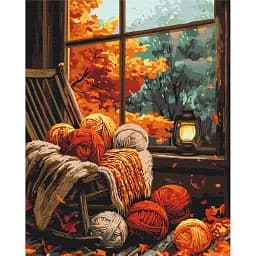 Картина по номерам Brushme Осенний уют 40x50 см