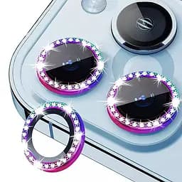 Протиударне захисне скло AR для камери Apple iPhone 15 Pro/15 Pro Max crystal , захист лінз від подряпин та ударів, лінзи на камеру з рамкою, ArmorStandart (ARM76131)