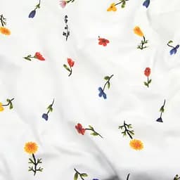 Пелюшки фланелеві Cosas Wildflower Dreams 80x80 см, червоні - мініатюра 4