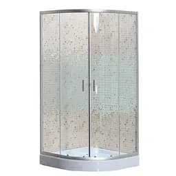 Душевая кабина Bravo Wisla 90W.Mosaic 000020454, второй, хром матовый