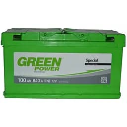 Акумулятор Green Power Standart 100Ah (+/-) 840EN 353х175х190 мм