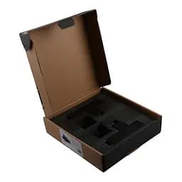 Набір кран напівоборотний кутовий з американкою Solomon Lux 1/2″ Cube Black 8888 (2шт.) 000021912 - мініатюра 7