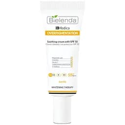Крем для обличчя Bielenda Dr Medica Overpigmentation Заспокійливий з SPF 50, 50 мл - мініатюра 2
