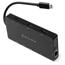 Концентратор Vinga USB-C 3.1 to VGA+HDMI+RJ45+3xUSB3.0+USB2.0+SD/TF+PD100W+Audio (VHYC10) - мініатюра 7
