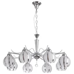 Люстра подвесная Brille для холла E14 60W CH (LK-520S/8)