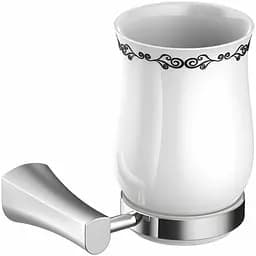 Склянка для зубних щіток Imprese Cuthna stribro 120280 хром