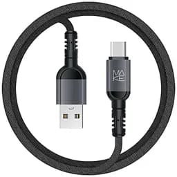Кабель Make USB to Type-C 3 A 1 м Denim Grey