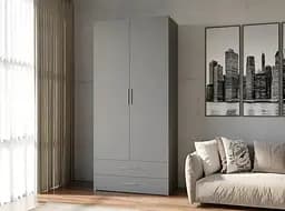 Шафа для одягу Flamecame зі штангою та двома ящиками з ДСП II FST-2