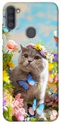 Чохол Demsky Spring cat для Samsung Galaxy A11