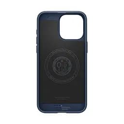 Чехол Spigen Mag Armor MagSafe для iPhone 15 Pro Navy Blue (ACS06737) + защитное стекло - мініатюра 3
