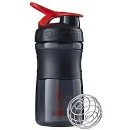Шейкер спортивний BlenderBottle SportMixer Flip 20oz/590 мл Black/Red (SM 20oz Black/Red)