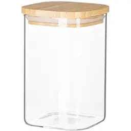 Ємність Vittora скляна з дерев'яною кришкою 1100 мл (124988)