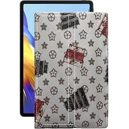 Чохол StatusCASE з екошкіри для планшету Honor Pad V6 Луі-Вітон-білий