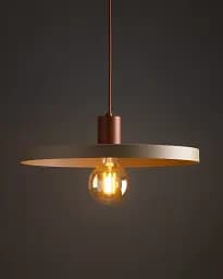 Підвісний світильник, люстра TK Lighting 10955 Sila E27 1x15W IP20 бежевий - мініатюра 2