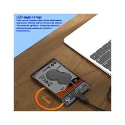 Кишеня зовнішня Maiwo 2.5" SATA/SSD HDD - USB3.0 (K2510B) - мініатюра 5