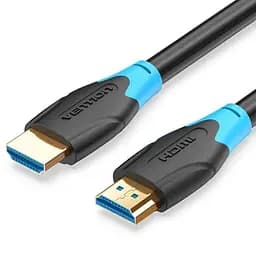 Кабель видео Vention HDMI 2.0 4K 3D PVC Upgrade 1 м Black (AAGBF)