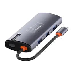 Порт-реплікатор ColorWay Docking Station USB-C 6-в-1 Type C PD 100W/USB3.0х3/USB2.0/RJ45 (CW-HUB03) - мініатюра 9