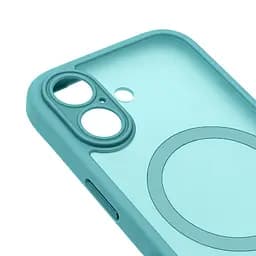 Чехол для Apple iPhone 17, Lush MagCase, бирюзовый, противоударная панель-накладка из TPU и PC, полупрозрачный чехол с MagSafe (с магнитом), с защитой камеры, поддержка беспроводной зарядки, защита всего корпуса, ArmorStandart (ARM87487) - мініатюра 4