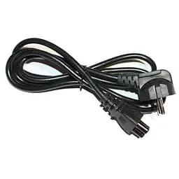 Кабель живлення від мережі PC-186, чорний, 1.8 м, Atcom, CEE 7/7 - IEC C5, 3x0.75 мм² (10119)