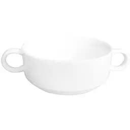 Пиала МВМ My home Жемчужина с ручками 250 мл белая (KP-104)