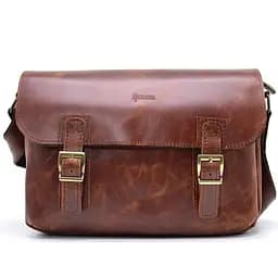 Чоловіча шкіряна сумка через плече TARWA 31х7х23 см sum0025803