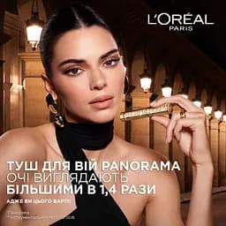 Туш для вій L'Oreal Paris Panorama Volume Million Lashes Black 9.9 мл (AA685500) - мініатюра 8