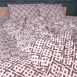 Підковдра MirSon бязь Abstract Brown 220х240 см (2200013165132) - мініатюра 4