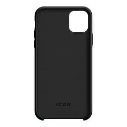 Силиконовый чехол для Apple iPhone 11, ICON2 Case, черный, противоударный, панель, защита всего корпуса, матовая поверхность Soft Touch, выступает над дисплеем, совместим с защитными стеклами и пленками, с микрофиброй, ArmorStandart (ARM60552) - мініатюра 2