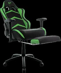Геймерське крісло GT Racer чорне із зеленим (X-2534-F Black/Green) - мініатюра 7