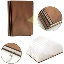 Складная настольная светодиодная лампа-книга XPRO Book Lamp с USB-зарядкой (44686-_299) - мініатюра 7
