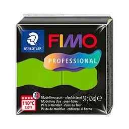 Пластика Professional зелена світла 57г Fimo
