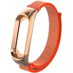Нейлоновий ремінець Primo для фітнес-браслета Xiaomi Mi Band 3 Orange