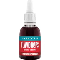 Краплі Myprotein Flavdrops Strawberry рідкий цукрозамінник 50 мл зі смаком полуниці (100-22-1485922-20) - мініатюра 2