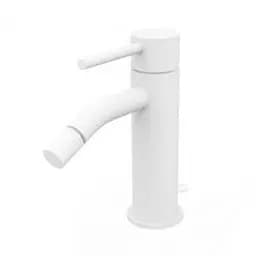 Змішувач для біде Paffoni Light з донним клапаном white matt LIG135BO, Білий матовий