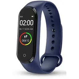 Фитнес-браслет M4 с цветным дисплеем Blue (sw014-R)