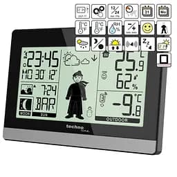 Метеостанція Technoline WS9612 Black (WS9612) - мініатюра 3